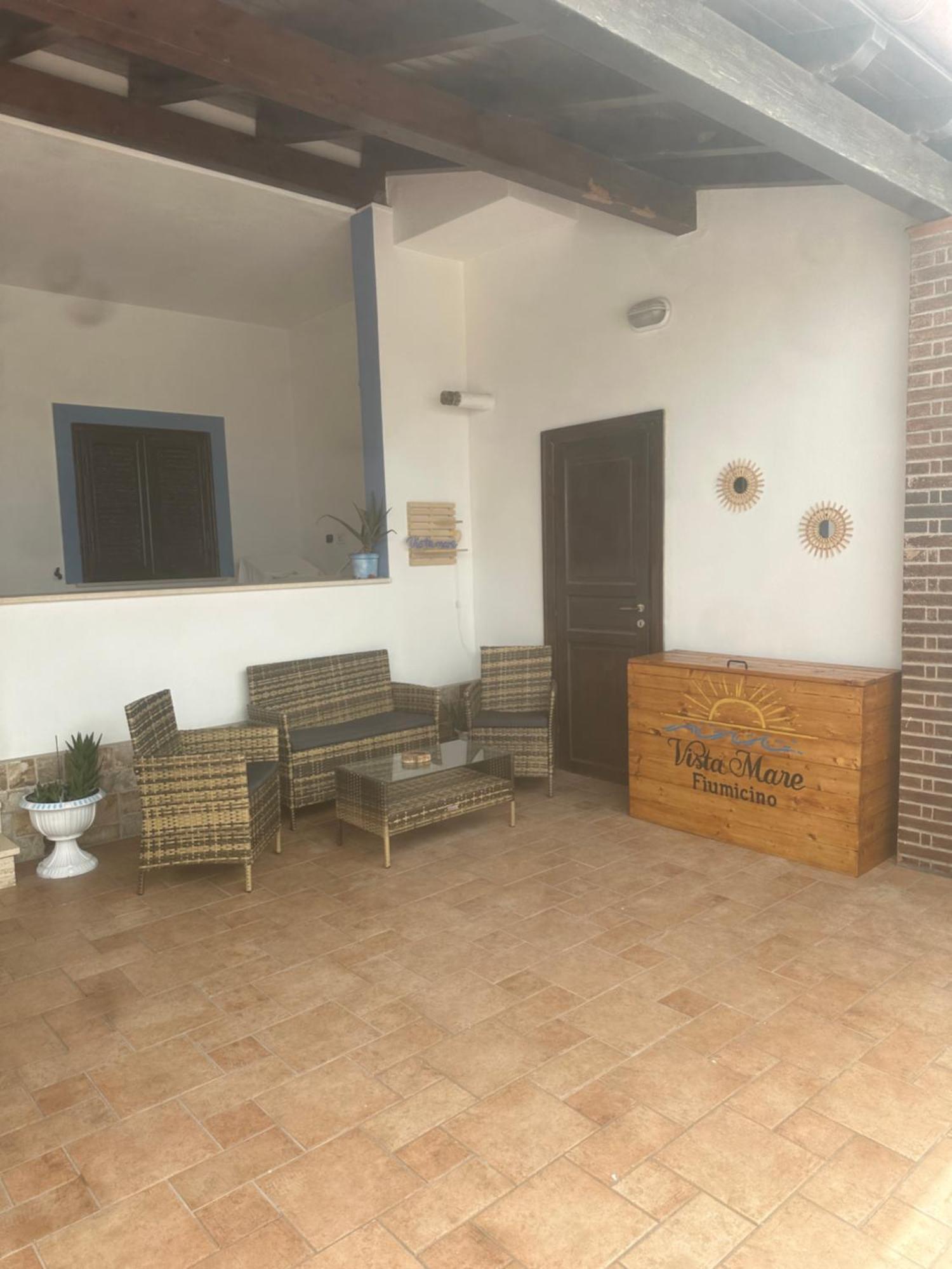Vista Mare Fiumicino Villa Bagian luar foto